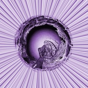 Circle Tree - deep purple - Photoshop manipulated image