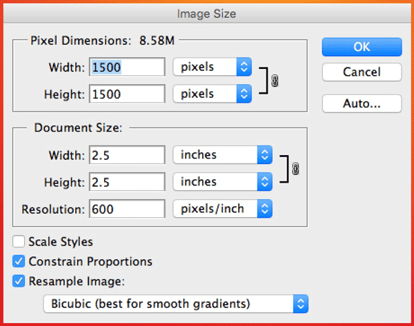 Photoshop Image Size